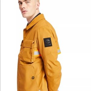 RARE NWOT-Timberland Mount Tecumseh Worker Jacket Pockets-Wheat Large Mens